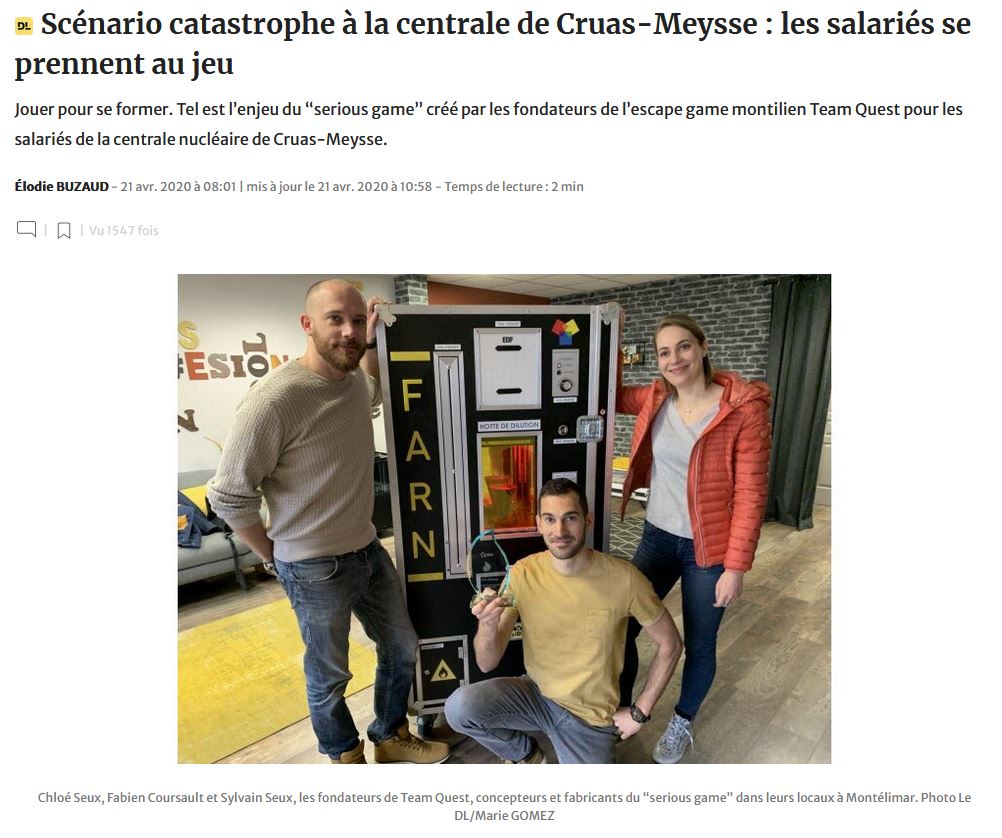 Article du 21 avril 2020